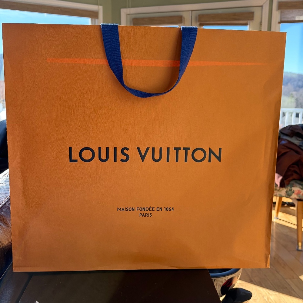 Louis Vuitton extra large gift paper bag